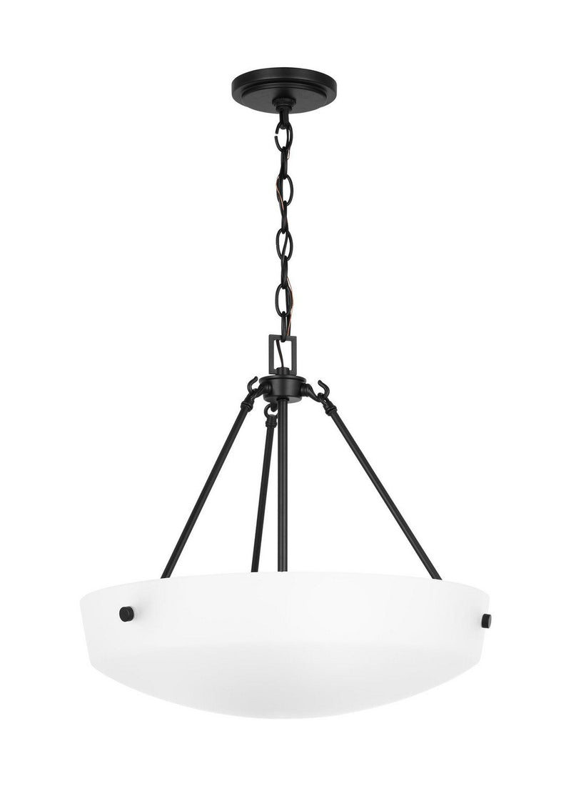Kerrville 3-Light Pendant in Midnight Black