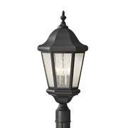 Martinsville 3-Light Outdoor Post Light in Black