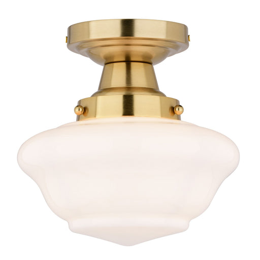 Eastgate One Light Semi-Flush Mount in Antique Gold