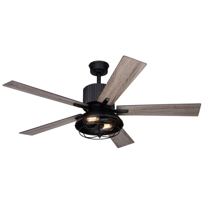 Elkhart 52"Ceiling Fan in Black