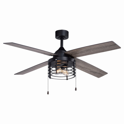 Rowan 52"Ceiling Fan in Black