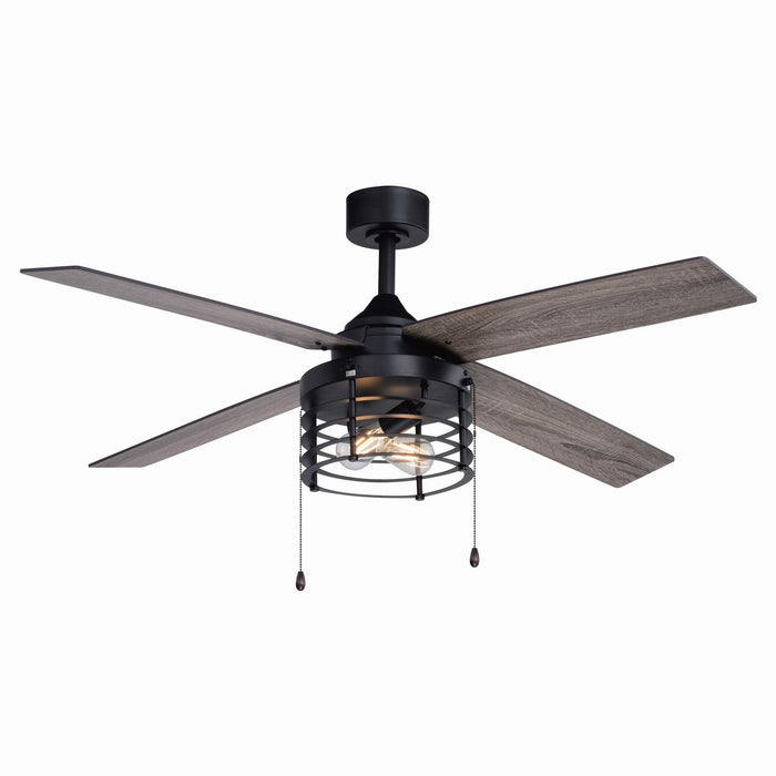 Rowan 52"Ceiling Fan in Black