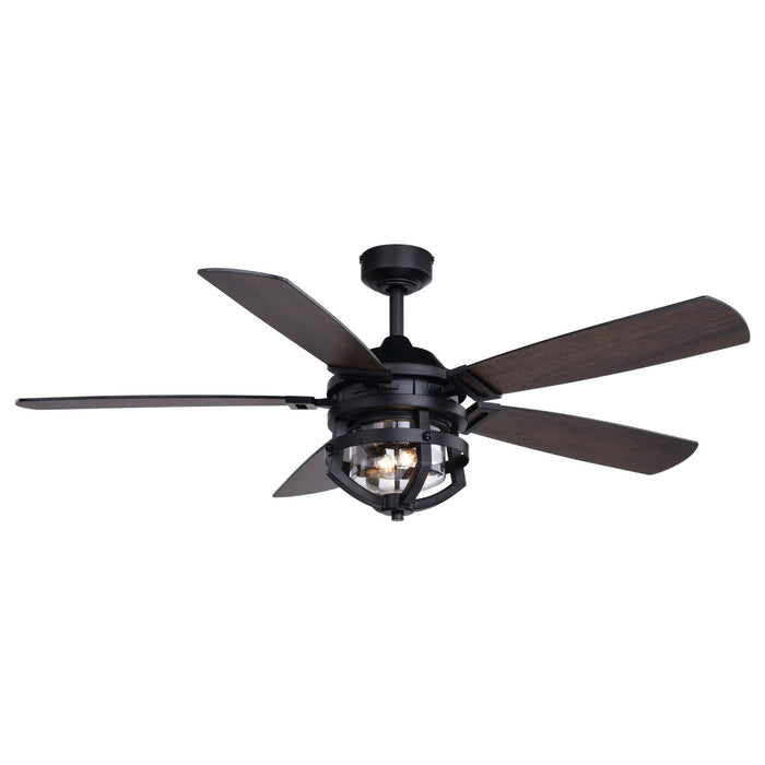 Barnes 54"Ceiling Fan in Matte Black