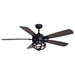 Barnes 54"Ceiling Fan in Matte Black