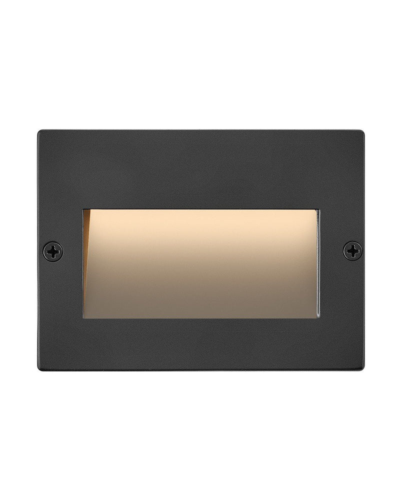 Taper LED Step Light in Matte Black Stainless