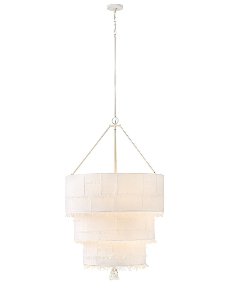 Baya 10-Light Pendant in Textured Plaster