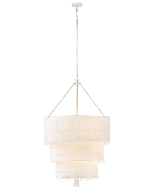 Baya 10-Light Pendant in Textured Plaster