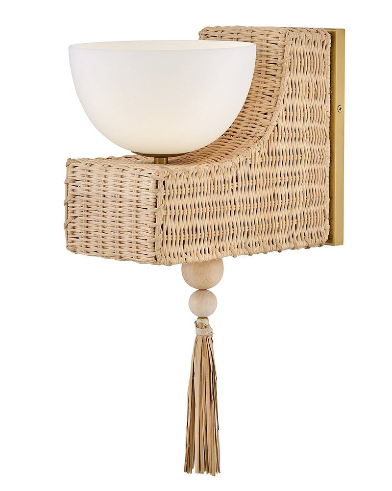 Thalia Wall Sconce in Lacquered Brass