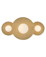 Rhea Bath Vanity Light in Heritage Brass