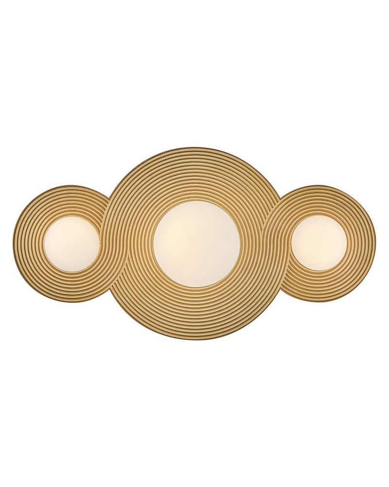 Rhea Bath Vanity Light in Heritage Brass