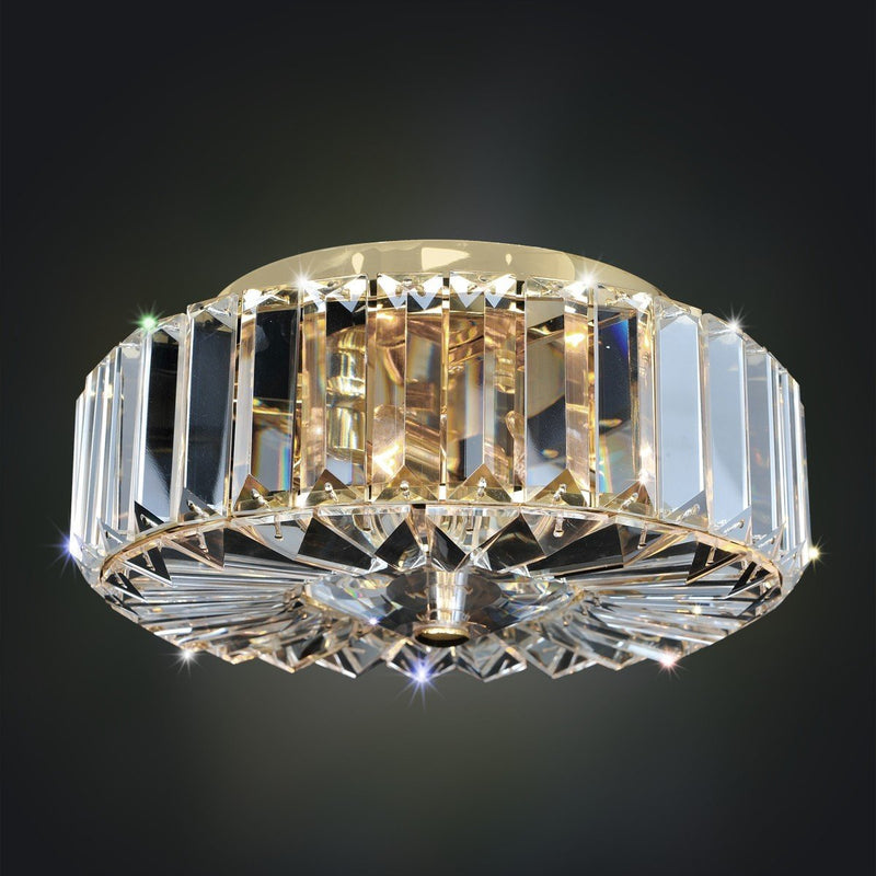 Julien 2-Light Flush Mount in Polished Chrome