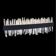 Glacier 24" LED Bath Vanity Light in Matte Black