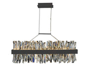 Glacier 36" LED Island Pendant in Matte Black