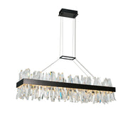 Glacier 48" LED Linear Pendant in Matte Black