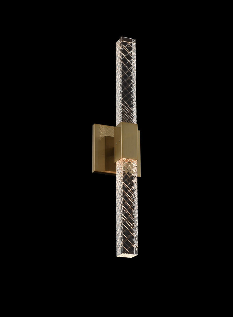 Apollo LED Bath Vanity Light in Brushed Champagne Gold
