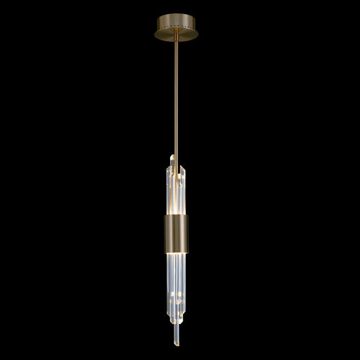 Lucca Mini Pendant in Brushed Champagne Gold