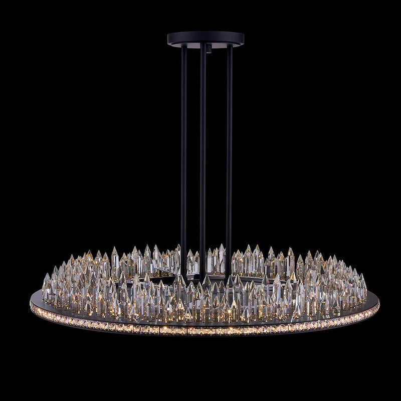 Orizzonte LED Pendant in Matte Black