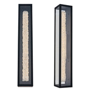 Lina Esterno Medium Outdoor Wall Sconce in Matte Black