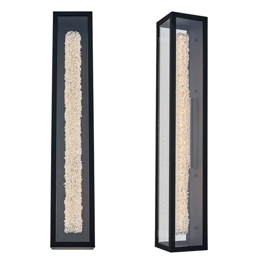 Lina Esterno Medium Outdoor Wall Sconce in Matte Black
