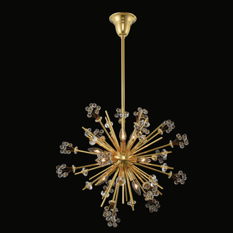 Constellation 10-Light Chandelier in Gold