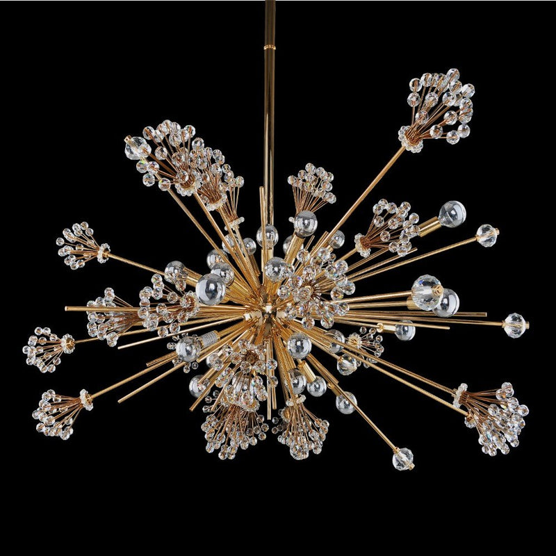Constellation 46-Light Chandelier in Gold