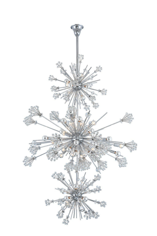 Constellation 50-Light Foyer Chandelier in Polished Chrome