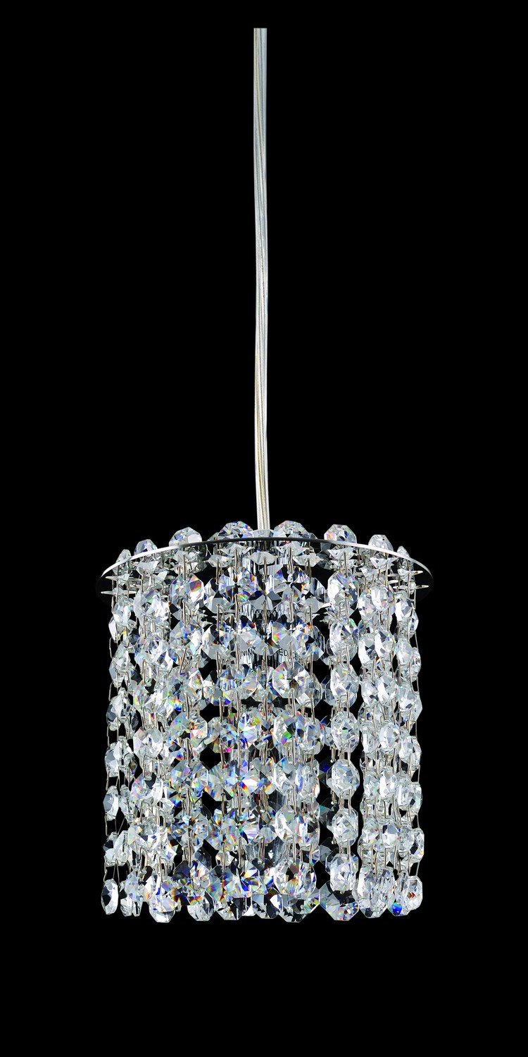 Milieu Cylinder Mini Pendant in Polished Chrome