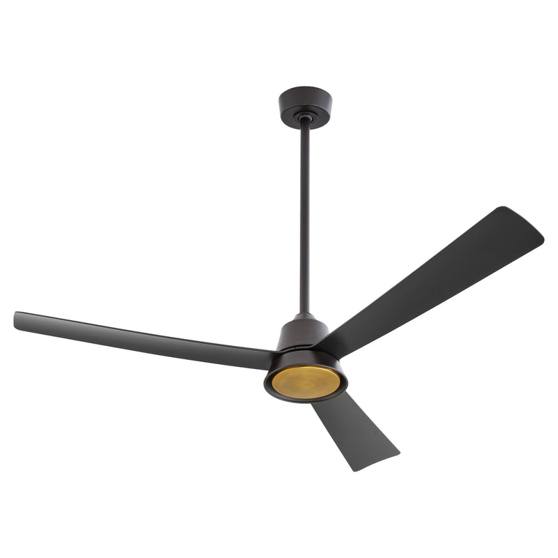 Esquire 58" 3-Blade Wet Ceiling Fan in Matte Black