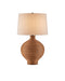 Susel One Light Table Lamp in Natural / Antique Brass