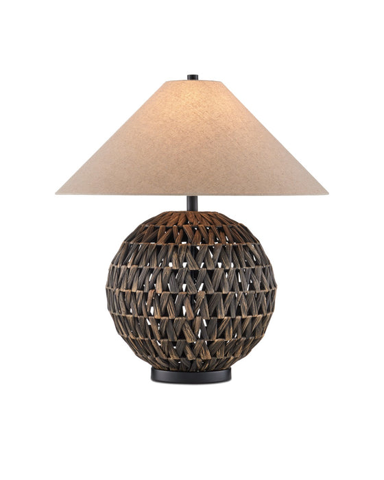 Casimer One Light Table Lamp in Black