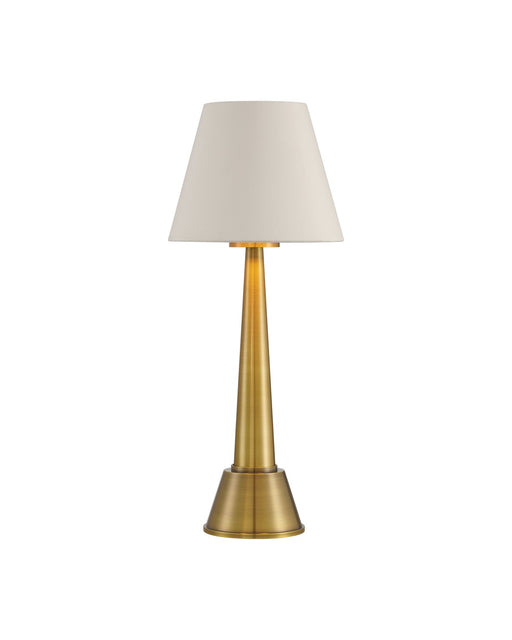 Saunter One Light Table Lamp in Brass