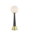 Sortie LED Table Lamp in Polished Brass & Milk - Lamps Expo