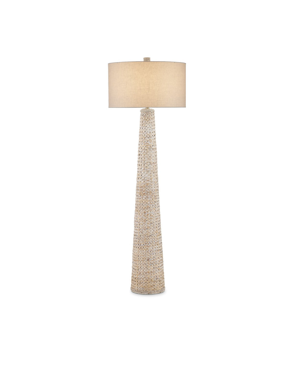 Birdsong One Light Floor Lamp in Whitewash