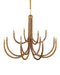 Samsara 12 Light Chandelier in Natural / Saddle Tan