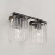 Vaughn 2-Light Bath Vanity Light in Oil Rubbed Bronze