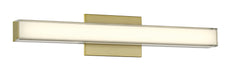 Vantage LED Bath Vanity in Ashen Brass