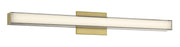 36" LED Bath Vanity Light in Ashen Brass