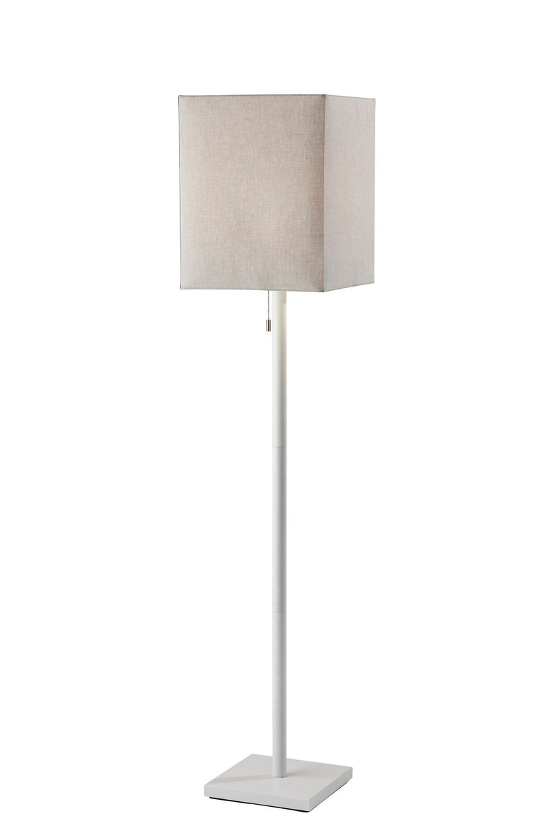 Estelle Floor Lamp in Matte White