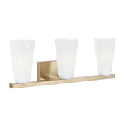 Romy 3-Light Bath Vanity Light in Matte Brass