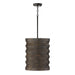 Dunn One Light Pendant in Espresso Stain and Black - Lamps Expo