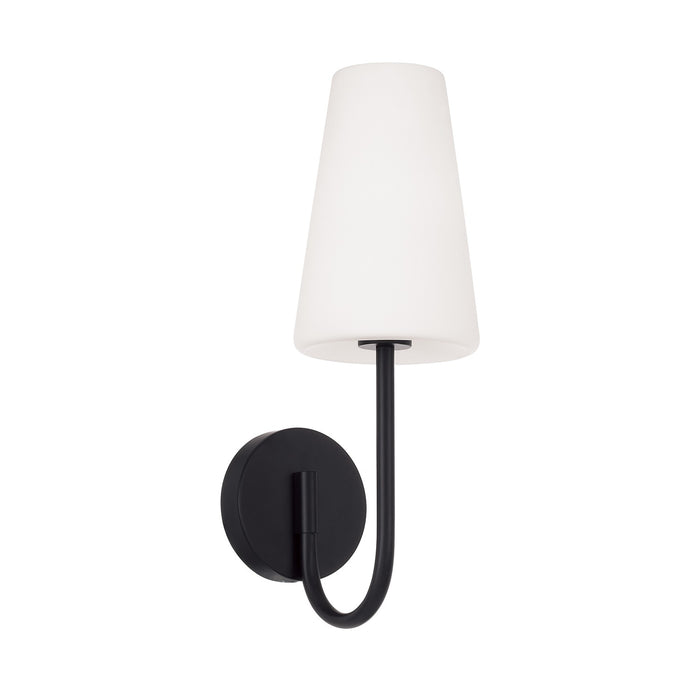 Averitt One Light Wall Sconce in Matte Black - Lamps Expo