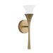 Nola One Light Wall Sconce in Mystic Luster