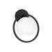 Zeek One Light Wall Sconce in Matte Black