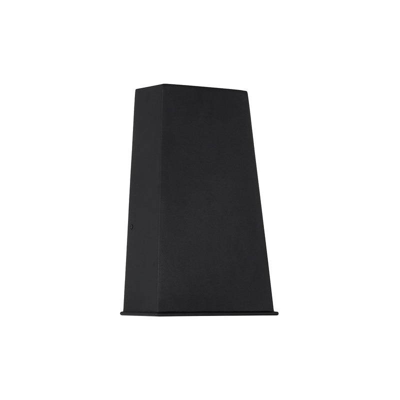 Ansel One Light Outdoor Wall Lantern in Black