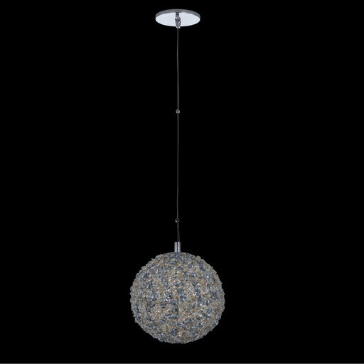 Lina 10" LED Globe Pendant in Polished Chrome