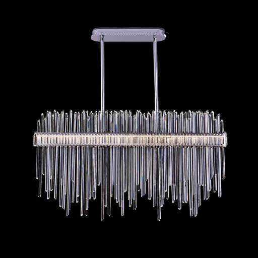 Piovere LED Linear Pendant in Polished Chrome