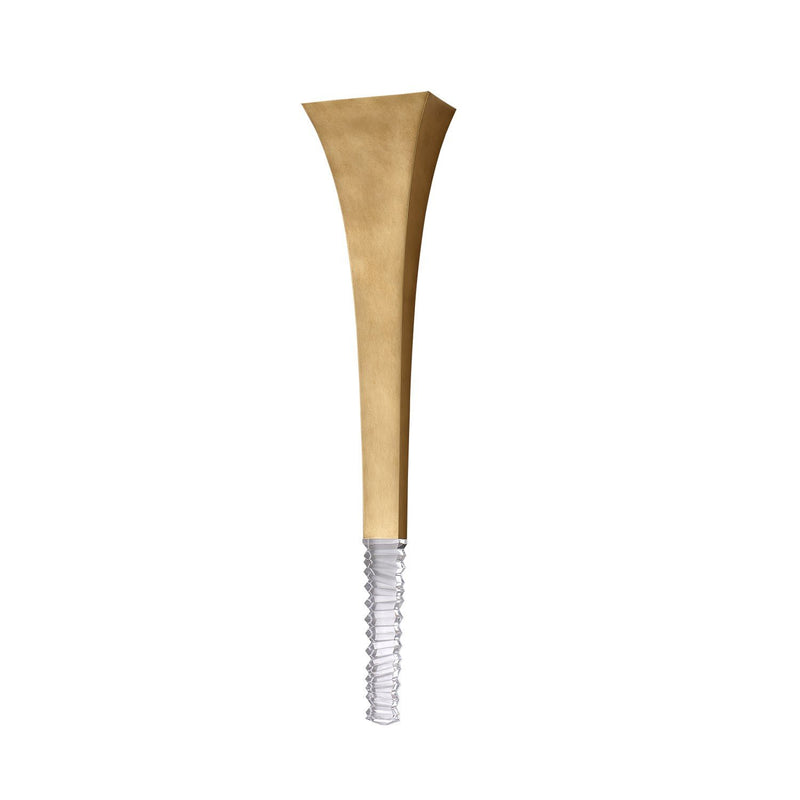 Roman LED Wall Sconce in True Brass