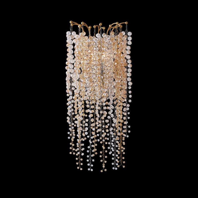 Fuji 3-Light Wall Sconce in True Brass