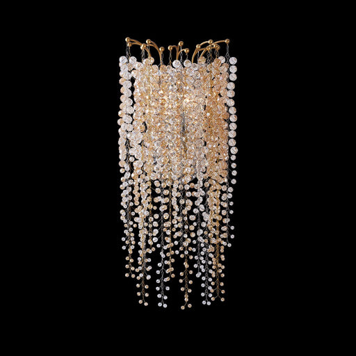 Fuji 3-Light Wall Sconce in True Brass