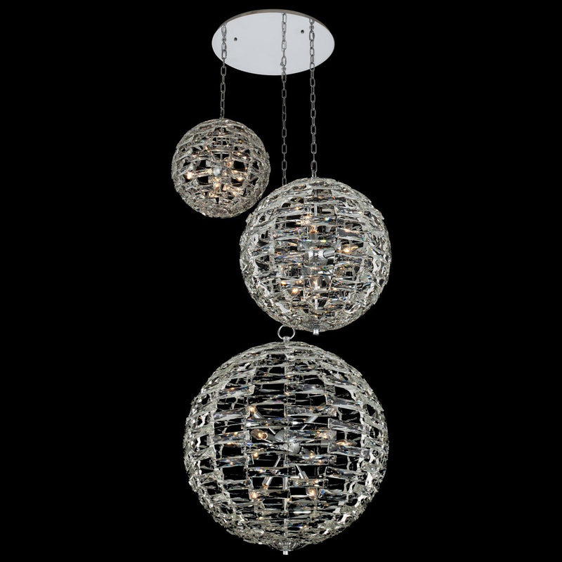 Alta 37-Light Pendant in Polished Chrome